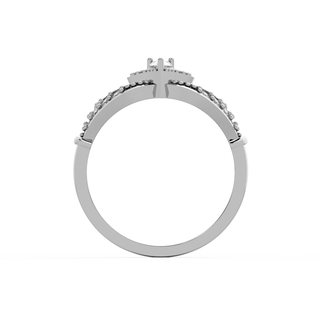 The Crown Lab Grown Diamond Wedding Ring by Stefee Jewels