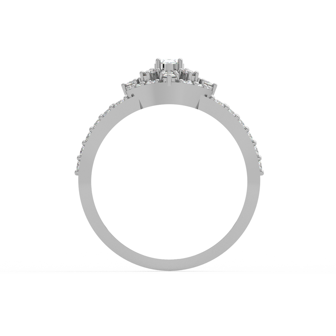 Minimalist Wedding Lab Grown Diamond Ring by Stefee Jewels