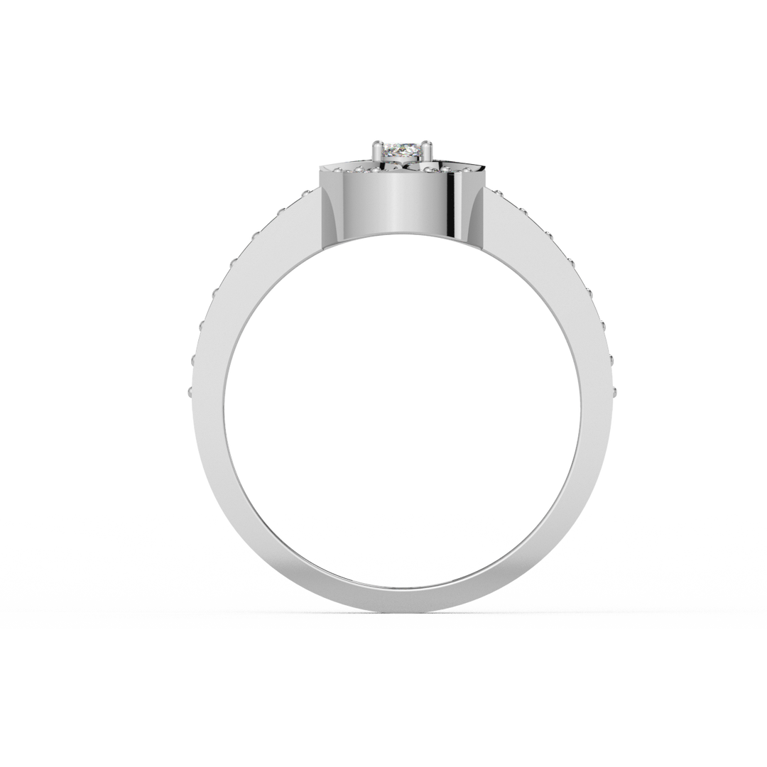 Delicate Lab Grown Diamond Band Ring by Stefee Jewels
