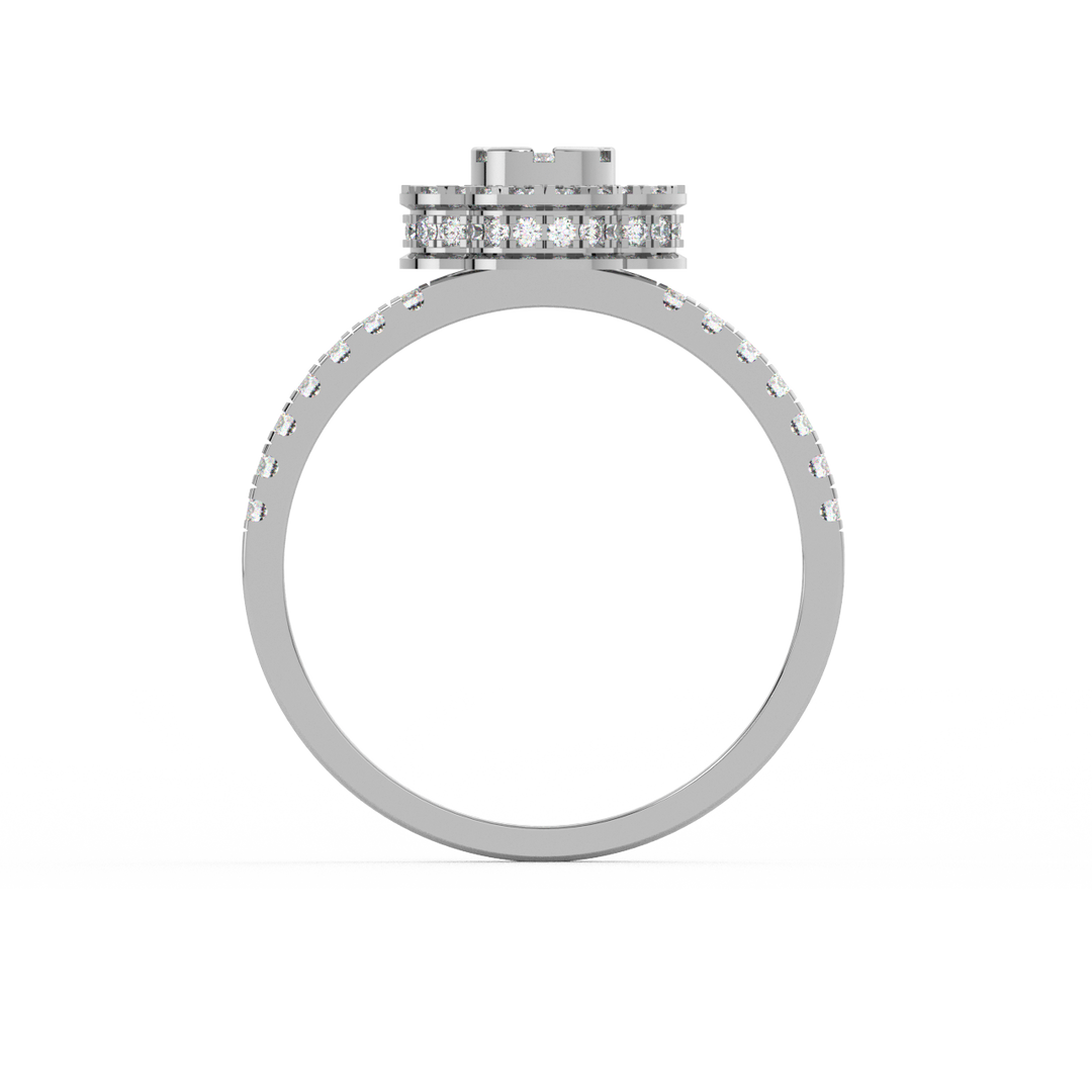The Pear Drop  Lab Grown Diamond Ring by Stefee Jewels