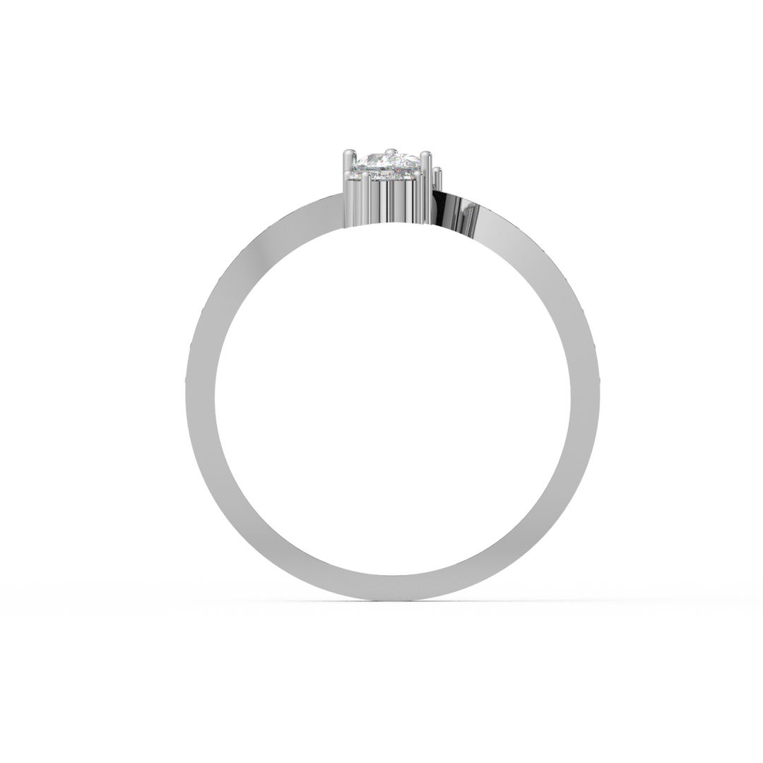 Delicate  Lab Grown Diamond Ring for her dreams by Stefee Jewels