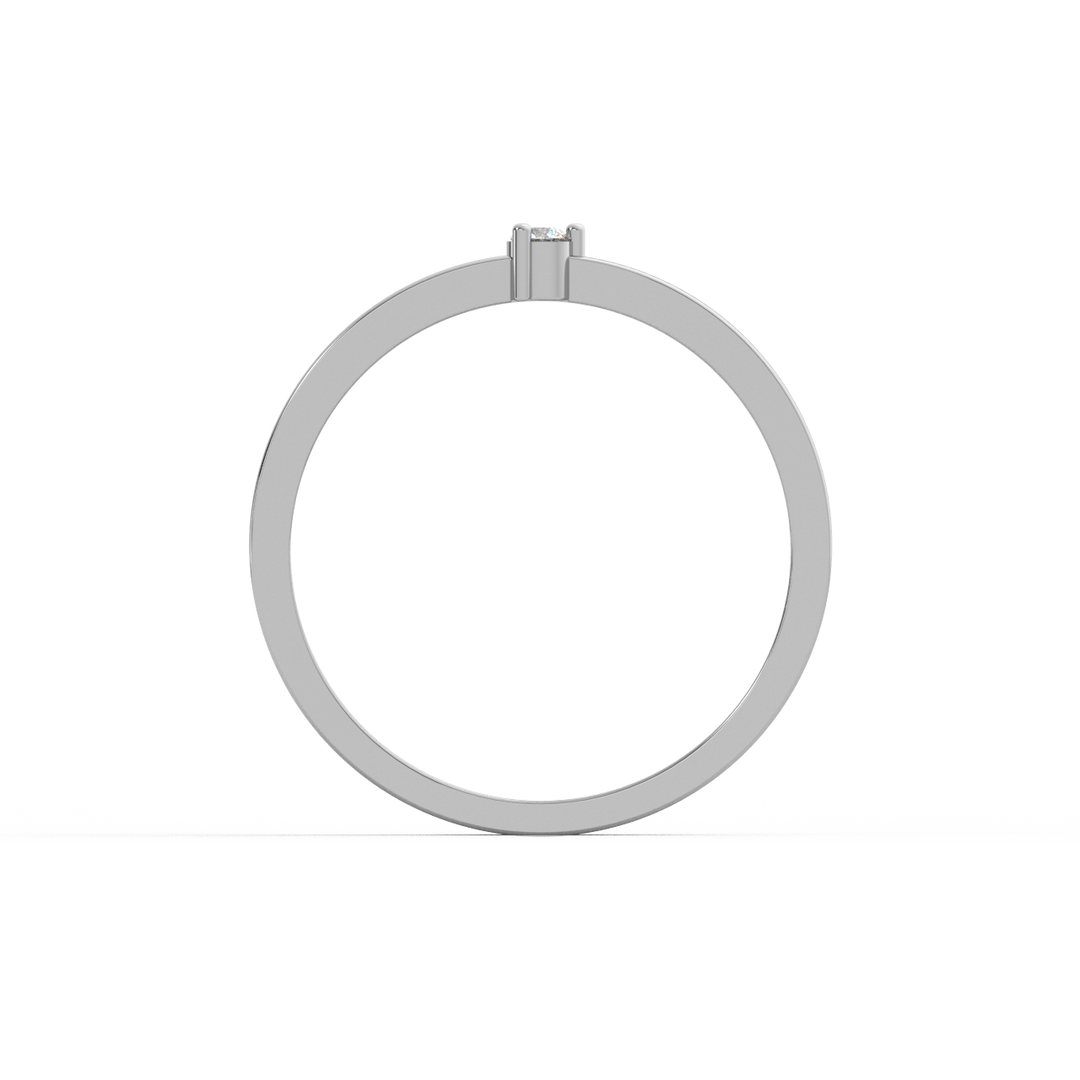 Triple Wave Lab Grown Diamond Ring by Stefee Jewels