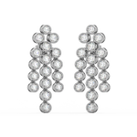 Load image into Gallery viewer, Cluster Dangle Earrings By Stefee Jewels