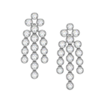 Load image into Gallery viewer, Cluster Dangle Earrings By Stefee Jewels