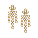 Load image into Gallery viewer, Cluster Dangle Earrings By Stefee Jewels