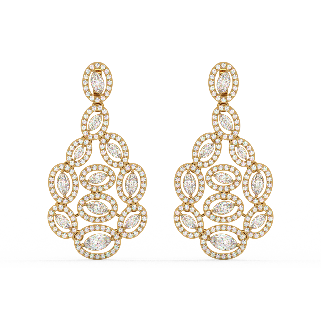 Bold & Elegant Statement Studs By Stefee Jewels