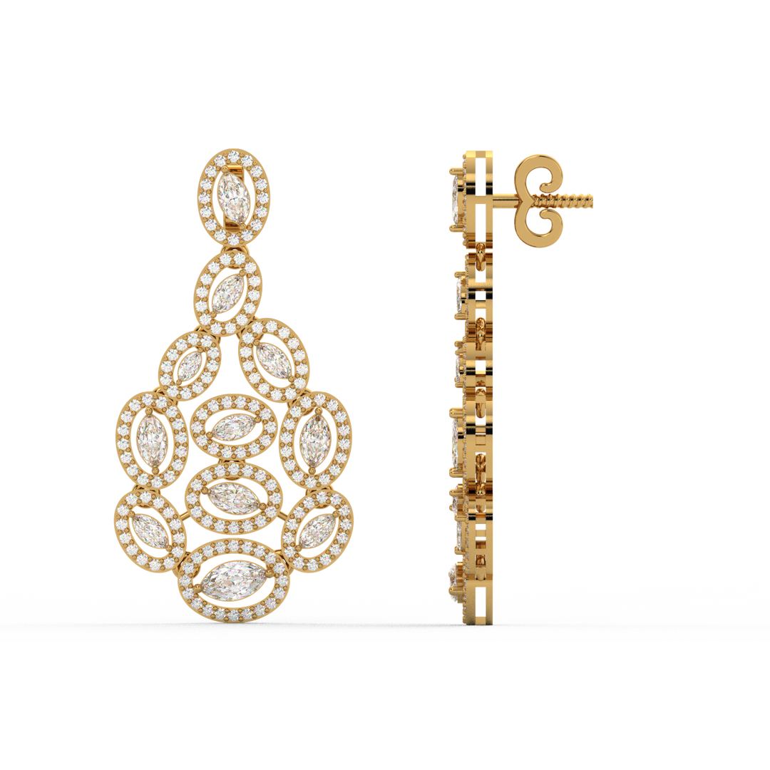 Bold & Elegant Statement Studs By Stefee Jewels