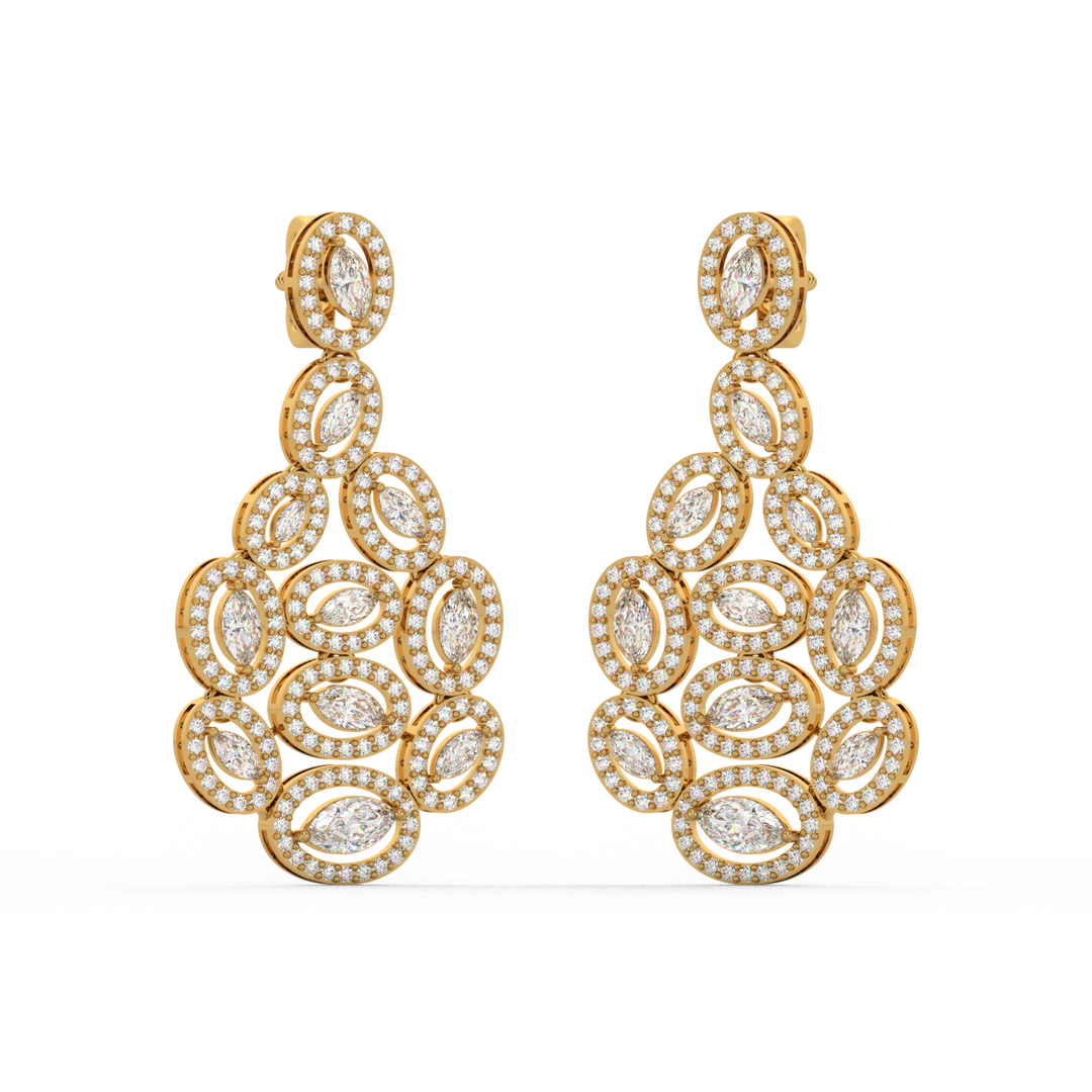 Bold & Elegant Statement Studs By Stefee Jewels