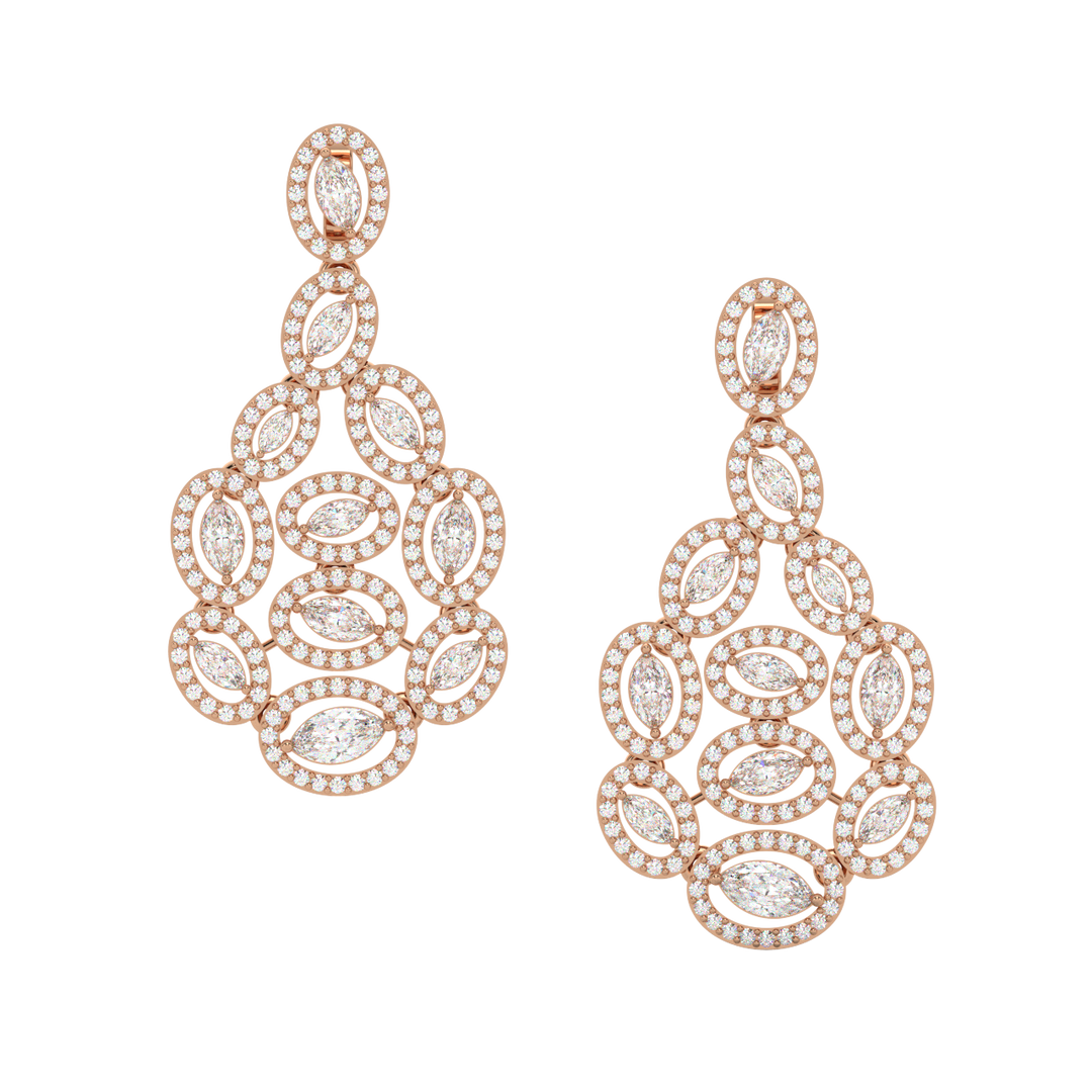 Bold & Elegant Statement Studs By Stefee Jewels