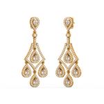Load image into Gallery viewer, Classic Double Drop Hoops By Stefee Jewels