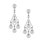 Load image into Gallery viewer, Classic Double Drop Hoops By Stefee Jewels