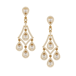 Load image into Gallery viewer, Classic Double Drop Hoops By Stefee Jewels