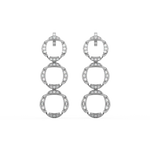 Load image into Gallery viewer, Glittering Charms Lab Grown Diamond Drop Earrings by Stefee Jewels