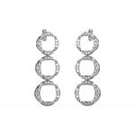 Load image into Gallery viewer, Glittering Charms Lab Grown Diamond Drop Earrings by Stefee Jewels