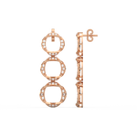 Load image into Gallery viewer, Glittering Charms Lab Grown Diamond Drop Earrings by Stefee Jewels