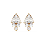 Load image into Gallery viewer, Classic Sparkle Lab Grown Diamond Stud Earrings by Stefee Jewels