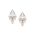 Load image into Gallery viewer, Classic Sparkle Lab Grown Diamond Stud Earrings by Stefee Jewels