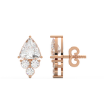 Load image into Gallery viewer, Classic Sparkle Lab Grown Diamond Stud Earrings by Stefee Jewels