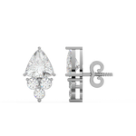 Load image into Gallery viewer, Classic Sparkle Lab Grown Diamond Stud Earrings by Stefee Jewels