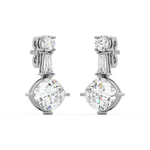 Load image into Gallery viewer, Crystal Charmer Lab Grown Diamond Stud Earrings by Stefee Jewels