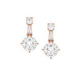 Load image into Gallery viewer, Crystal Charmer Lab Grown Diamond Stud Earrings by Stefee Jewels
