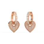 Load image into Gallery viewer, Dazzling Dreams Lab Grown Diamond Hoop Earrings by Stefee Jewels