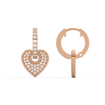Load image into Gallery viewer, Dazzling Dreams Lab Grown Diamond Hoop Earrings by Stefee Jewels
