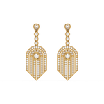 Load image into Gallery viewer, Brilliant Blossoms Lab Grown Diamond Drop Earrings by Stefee Jewels