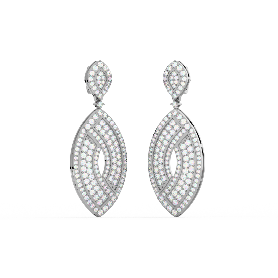 Bright Charms Lab Grown Diamond Drop Earrings by Stefee Jewels