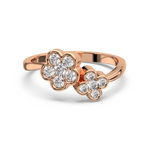 Load image into Gallery viewer, Clustered Gems Lab Grown Diamond  Ring by Stefee Jewels
