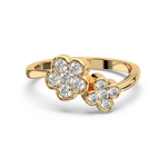 Load image into Gallery viewer, Clustered Gems Lab Grown Diamond  Ring by Stefee Jewels
