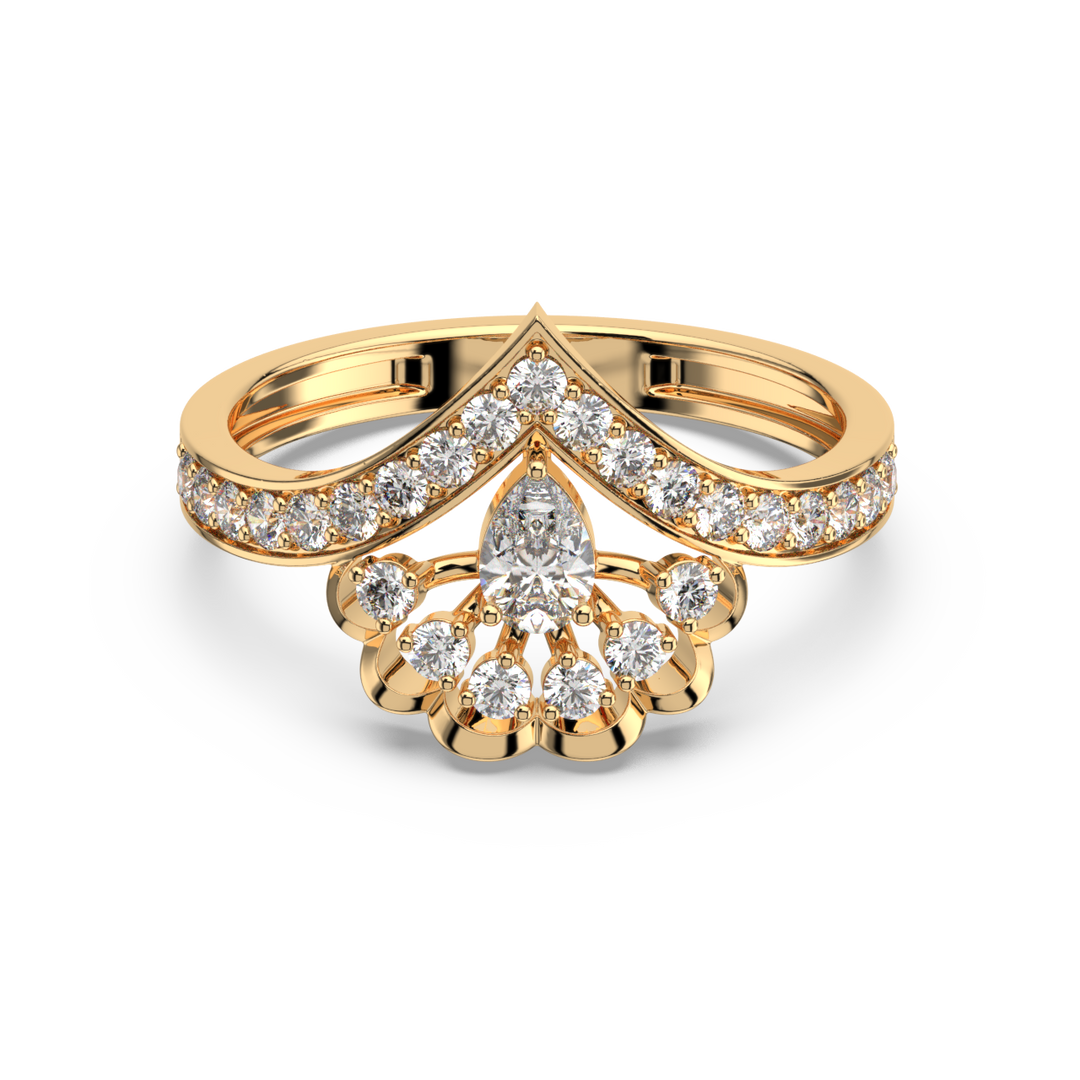 Radiant & Elegant Ring for Anniversary  by Stefee Jewels