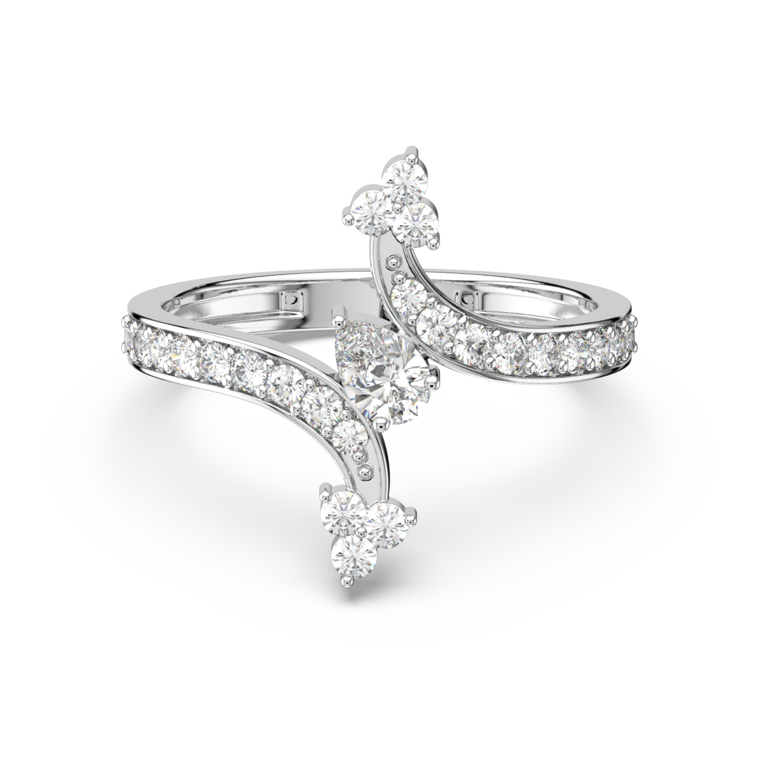Delicate  Lab Grown Diamond Ring for her dreams by Stefee Jewels