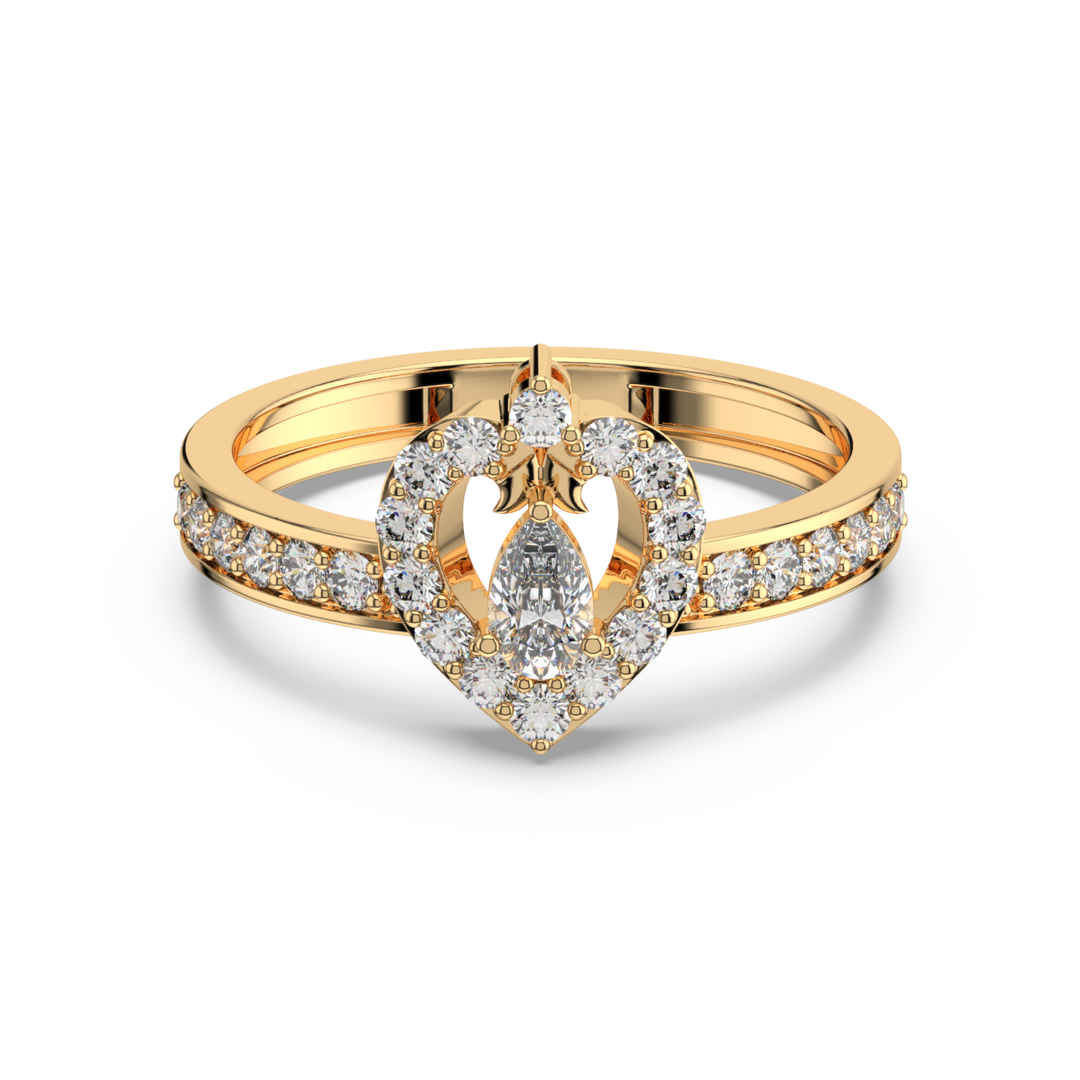 Sparkling Solitaire Ring for Birthdays by Stefee Jewels
