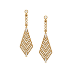 Load image into Gallery viewer, Dazzling Delight Lab Grown Diamond Drop Earrings by Stefee Jewels