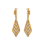 Load image into Gallery viewer, Dazzling Delight Lab Grown Diamond Drop Earrings by Stefee Jewels