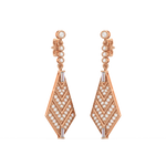 Load image into Gallery viewer, Dazzling Delight Lab Grown Diamond Drop Earrings by Stefee Jewels