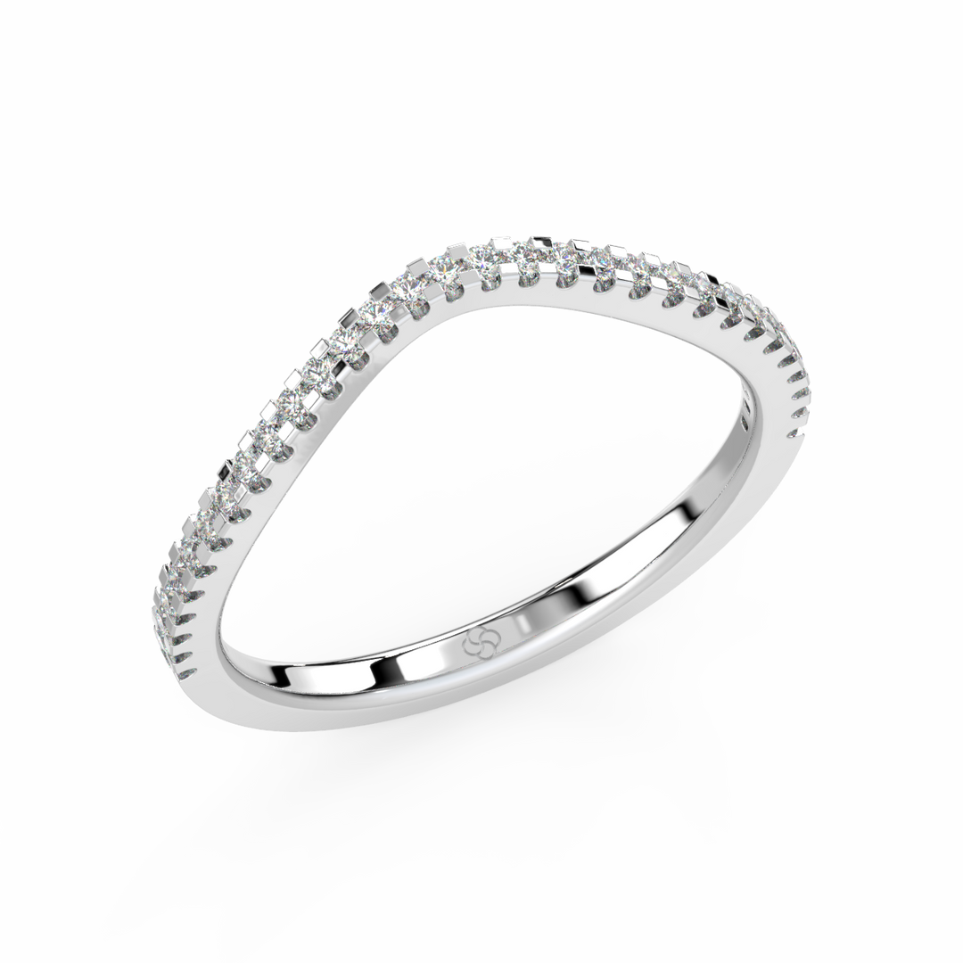Rippling Round Lab Grown Diamonds Ring  by Stefee