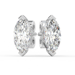 Load image into Gallery viewer, Solitaire Marquise Lab Grown Diamond Studs Earrings by Stefee
