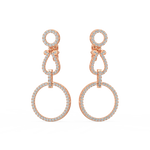 Load image into Gallery viewer, Hoops on Hoops  Lab Grown Diamond Earrings By Stefee Jewels
