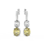 Load image into Gallery viewer, Sparkle and Shine Lab Grown Diamond Drop Earrings by Stefee Jewels
