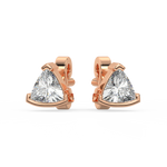 Load image into Gallery viewer, Eclectic Triangle  lab Grown Diamond  Pendant Set by Stefee Jewels