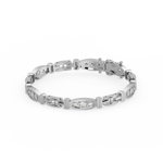 Load image into Gallery viewer, Elegant Motif Lab Grown Diamond Bracelets by Stefee Jewels