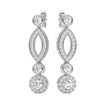 Load image into Gallery viewer, Glamour Droplet Earrings By Stefee Jewels
