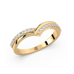 Load image into Gallery viewer, Regal Carnival Shaped Lab Grown Diamond Ring by Stefee Jewels
