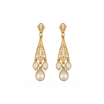 Load image into Gallery viewer, Ambrosia Star Lab Grown Diamond Drop Earrings by Stefee Jewels