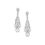 Load image into Gallery viewer, Ambrosia Star Lab Grown Diamond Drop Earrings by Stefee Jewels
