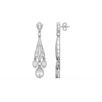 Load image into Gallery viewer, Ambrosia Star Lab Grown Diamond Drop Earrings by Stefee Jewels