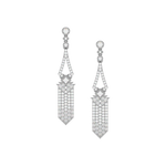 Load image into Gallery viewer, Dazzling Swirls Lab Grown Diamond Drop Earrings by Stefee Jewels