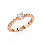 Load image into Gallery viewer, Radiant Single Stone Lab Grown Diamond Ring by Stefee Jewels
